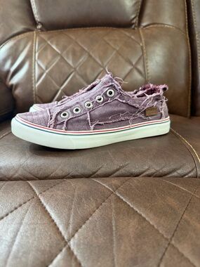 Blowfish Malibu Slip On Distressed Sneakers